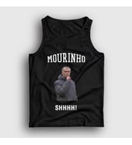 Presmono Unisex Beyaz SHHHH Jose Mourinho Atlet 429658tt (Siyah)