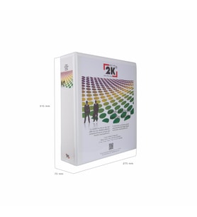 FİRMA EVRAK SUNUM KLASÖRÜ A4 PVC 7 CM 4 HALKALI (520 YAPRAK) 27,5X32 CM (Beyaz)