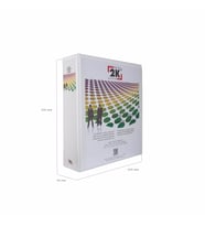 FİRMA EVRAK SUNUM KLASÖRÜ A4 PVC 7 CM 4 HALKALI (520 YAPRAK) 27,5X32 CM (Beyaz)
