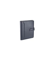 Organizer Ajanda Kılıflı Tarihsiz Kareli 160 Yaprak 17x24 Defterli Dilli Mıknatıslı Rainbow Vegan 20x26 cm (Lacivert)