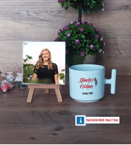 Yönetici Asistanına Hediye Fotoğraflı Dekoratif Taş, Kupa Bardak Beyaz Hediye (Model 12)