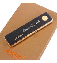 İsme Özel Lüx Usb Şarjlı Rezistanslı Metal Çakmak (E-ZB-162) (Siyah)