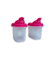 Moon Star İkili Tuzluk Baharatlık Karabiberlik Pratik Kullanım 2x100ML (Fuşya)