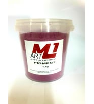 M1 ART Toz Pigment Boya 1.kg -epoksi Reçine-poliüretan Reçine-polyester Reçine Boyası (Lila)