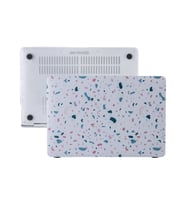 MacBook Air Kılıf HardCase TouchID A1932 A2179 A2337 Uyumlu Koruyucu Kılıf Trzzo (Beyaz)