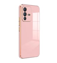 Microsonic Vivo V23 5G Kılıf Olive Plated Yeşil (Pembe)