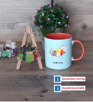 Hakem Kupa Bardak Beyaz ve Fotoğraflı Ahşap Anahtarlık Hediye (Model 13)