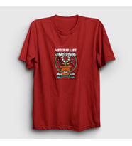 Presmono Unisex Sarı Water Is Life Çiçek T-Shirt 289190tt (Kırmızı)