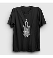 Presmono Unisex Beyaz Logo Müzik At The Gates T-Shirt 510360tt (Siyah)