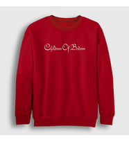 Presmono Unisex Beyaz Logo Children of Bodom Sweatshirt 34042tt (Kırmızı)