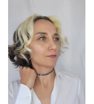 Dısco Işıltılı Choker Tasma Kolye (Çok Renkli)