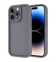 iPhone 14 Pro Max Kılıf Kamera Korumalı Ananas Silikon Kapak (Kahverengi)