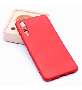Huawei P20 Pro Kılıf Soft Mat Premier Case (Kırmızı)