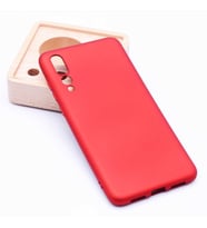 Huawei P20 Pro Kılıf Soft Mat Premier Case (Kırmızı)