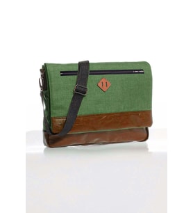 Bagorama PING Unisex 15 inch Laptop, Çapraz ve Omuz Postacı Çantası (Yeşil)