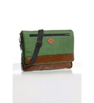 Bagorama PING Unisex 15 inch Laptop, Çapraz ve Omuz Postacı Çantası (Yeşil)