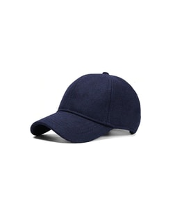 Unisex Kaşe Kumaş Kışlık Kep Şapka (Lacivert)