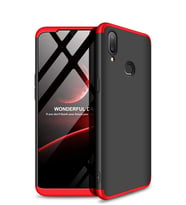 Microsonic Samsung Galaxy A10s Kılıf Double Dip 360 Protective (Kırmızı)