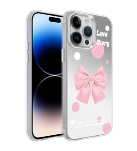 Apple iPhone 14 Pro Max Kılıf Airbagli Parlak Tasarımlı Zore Mimbo Kılıf (Model 2)