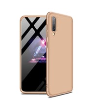 Microsonic Samsung Galaxy A30S Kılıf Double Dip 360 Protective (Gold)