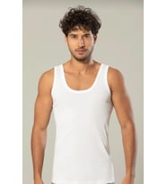 ERDEM 1110 ERKEK RİBANA ASKILI ATLET 3 ADET (Beyaz)