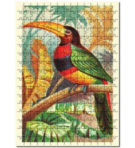 Cakapuzzle Tukan Kuşu Görseli Puzzle Yapboz MDF (Ahşap) (500 Parça)