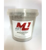 M1 ART Toz Pigment Boya 1.kg -epoksi Reçine-poliüretan Reçine-polyester Reçine Boyası (Gri)