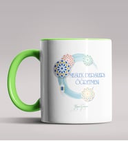 Kişiye Özel Meslek Dersleri Öğretmeni Tasarımlı Siyah Renk Kupa 3 (Yeşil)