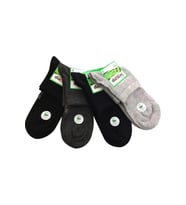 Dündar Erkek Plus Bambu Kısa Konç Çorap 4131/1 - 12 Adet (Karışık)