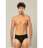 Erdem Erkek Penye Slip Külot 1300 - 6 Adet (Siyah)