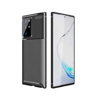 Samsung Galaxy Note 20 Ultra Kılıf Karbon Silikon Case (Siyah)