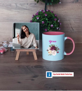 İsme Özel Doğum Günü Hediyesi Fotoğraflı Dekoratif Taş, Kupa Bardak Beyaz Hediye (Model 6)