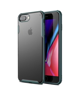 Microsonic Apple iPhone 8 Plus Kılıf Frosted Frame (Yeşil)