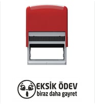 Eksik Ödev Öğretmen Kaşesi (Siyah)