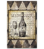 Cakapuzzle Margeaux Şarp Afiş Görseli Puzzle Yapboz MDF (Ahşap) (500 Parça)