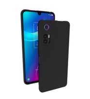 TCL 30 Kılıf Kamera Korumalı Silikon Rubber Arka Kapak (Siyah)