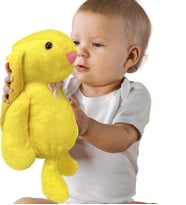 Uyku Arkadaşım PAPYONLU Uzun Kulak Bunny Peluş Tavşan 65 cm (Sarı)