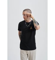 Beginning Composition Erkek Nakış T-Shirt (Siyah)