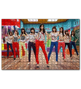 Cakapuzzle Renkli Girls Generation Kızlar  Puzzle Yapboz MDF (Ahşap) (500 Parça)