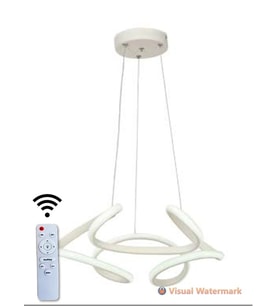 Modern Drone Model Kumandalı 3 Renk (Beyaz/Sarı/Günışığı) Lüks Led Avize (Beyaz)