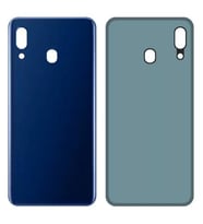 Samsung Galaxy A20 Uyumlu Arka Pil Batarya Kapağı SM-A205F (Mavi)