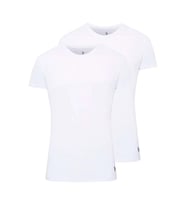 U.S. Polo Assn. Erkek 2'li Yuvarlak Yaka Atlet (Beyaz)