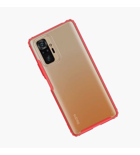 Xiaomi Redmi Note 10 Pro Kılıf Mat Volks Case (Kırmızı)