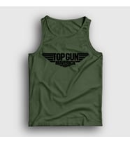 Presmono Unisex Beyaz Logo Maverick Tom Cruise Pilot Film Top Gun Atlet 459592tt (Haki)