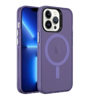 Apple iPhone 13 Pro Max Kılıf Redclick Magsafe Şarj Özellikli Buzlu Transparan C-Pro Sert Kapak