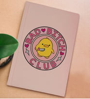BK Gift Esprili Tasarım Serisi Sert Kapaklı Pudra Pembesi Defter, Arkadaşa Hediye, Yeni İş Hediyesi, Doğum Günü Hediyesi, Anı Defteri (Model 15)