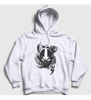 Presmono Unisex Gri Aang V2 Anime Avatar The Last Airbender Kapüşonlu Sweatshirt 262220tt (Beyaz)