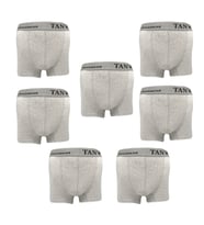 Tan Yıldız 7'li Likralı Erkek Boxer (Gri)