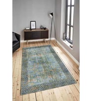 Dijital Baskılı Yıkanabilir Kaymaz Modern Renkli Salon Halısı Mutfak Halısı Yolluk ND-HY-1257 (Çok Renkli)