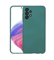 Samsung Galaxy A53 5G Kılıf Özel Orijinal Lansman Serisi, İçi Kadife, Pürüzsüz Yumuşak ve Mat TPU Silikon (Koyu Yeşil)